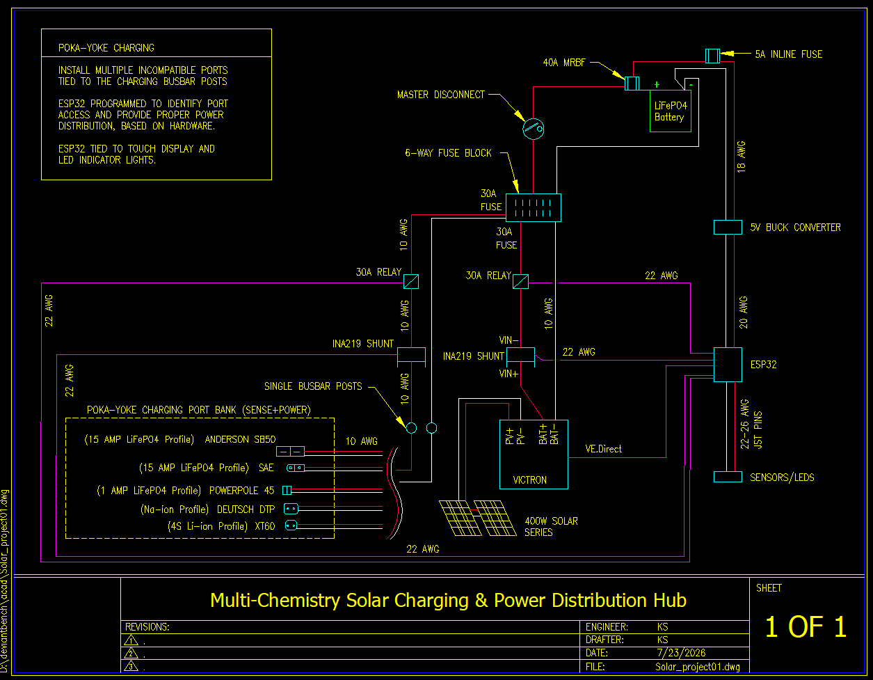 Smart Multi-Chemistry Power & Telemetry Hub Schematic